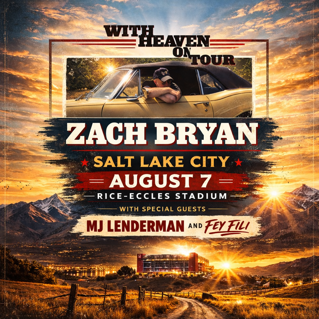 Zach Bryan concert in Salt Lake