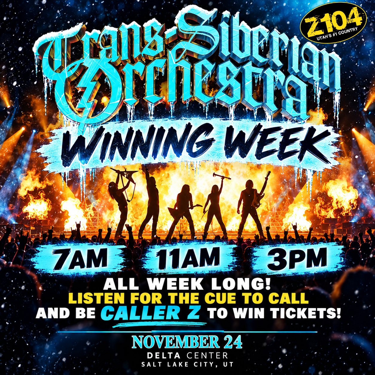 TSO Winning Week Concert Poster